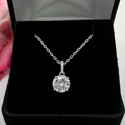 Micropave Large Cross Necklace