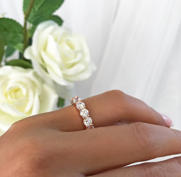 4 ctw Classic Eternity Band - Rose GP