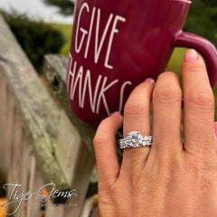 7 ctw 3 ct Center Classic Eternity Solitaire Set - 30% Final Sale