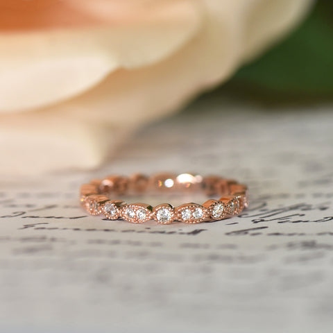 Classic Half Eternity Band - Rose GP