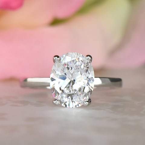 4.25 ctw Classic Round Halo Ring, 40% Final Sale