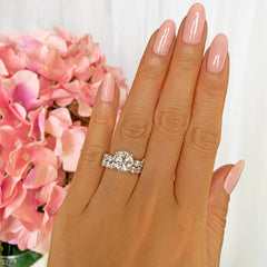 7 ctw 3 ct Center Classic Eternity Solitaire Set - 30% Final Sale