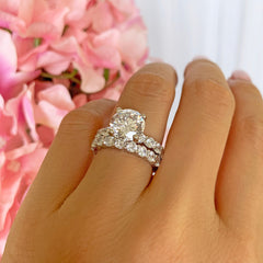 7 ctw 3 ct Center Classic Eternity Solitaire Set - 30% Final Sale