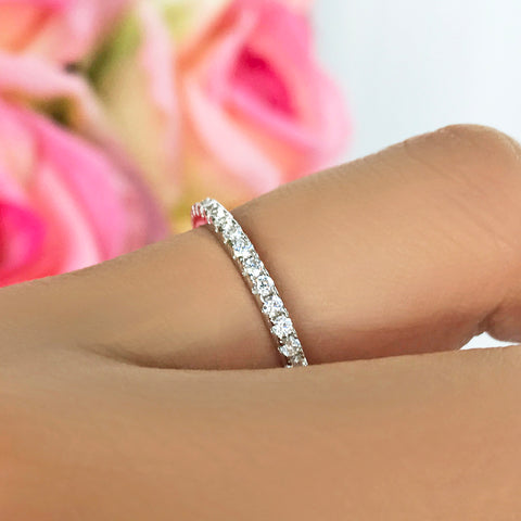 2 ctw Round Channel Set Eternity Band