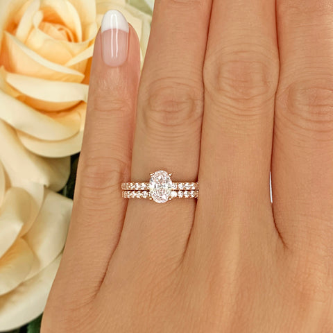1/2 ctw V Style Chevron Band - Rose GP