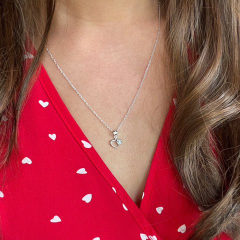 2 ct Round Solitaire Necklace - 40% Final Sale