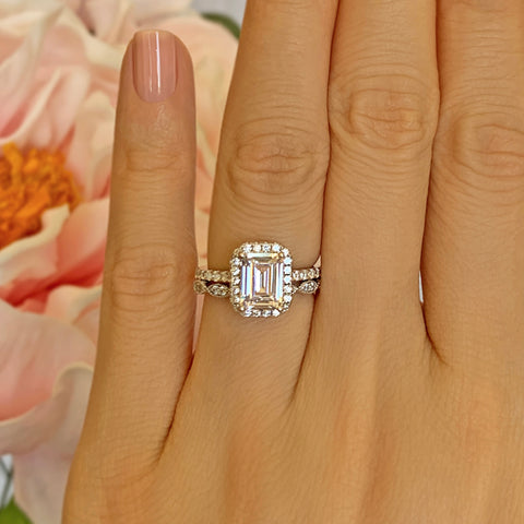 5.25 ctw 6 Prong Round Accented Ring - Yellow GP, 30% Final Sale