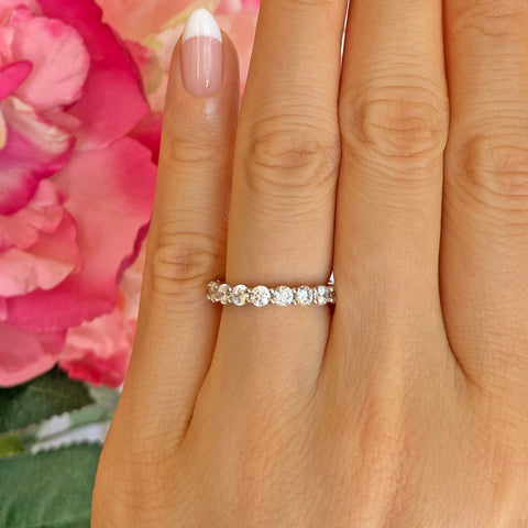 2 ctw Round Channel Set Eternity Band