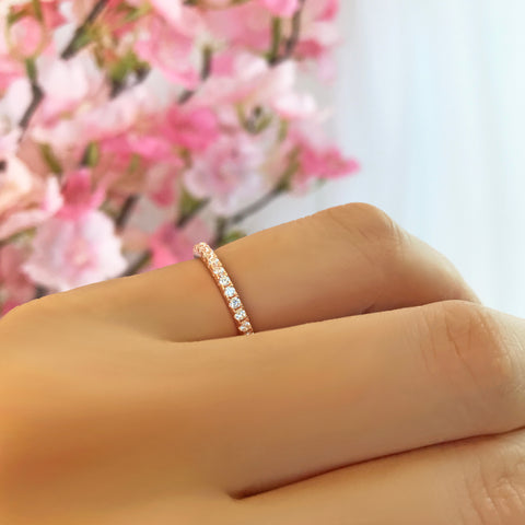 1 ctw 2mm Eternity Band