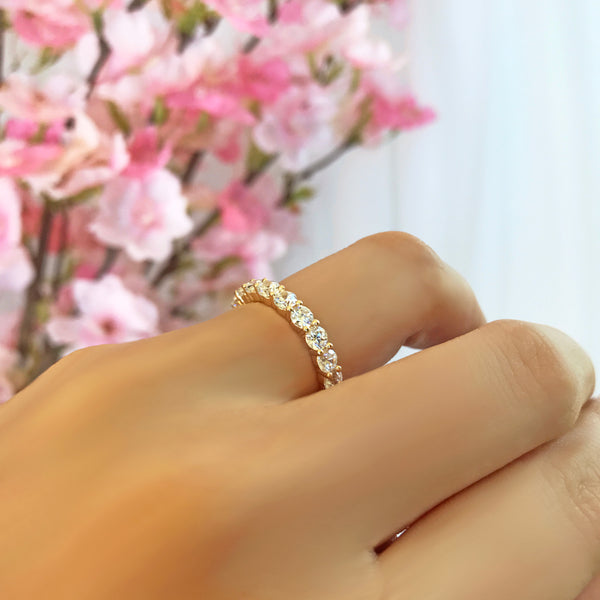 2 ctw Classic Eternity Band - Yellow GP