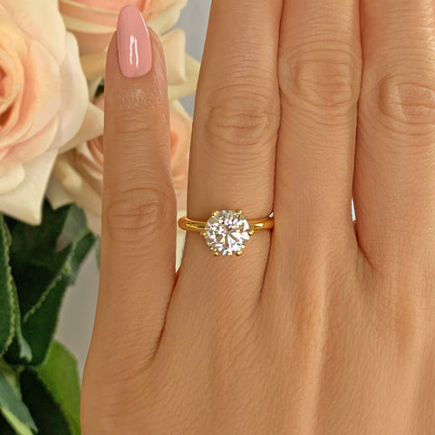 2.5 ctw Pear Halo Ring