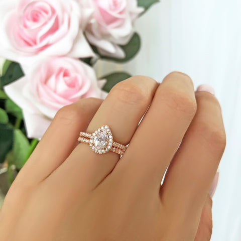 1/2 ctw V Style Chevron Band - Rose GP