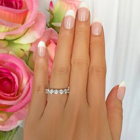 2 ctw Round Channel Set Eternity Band