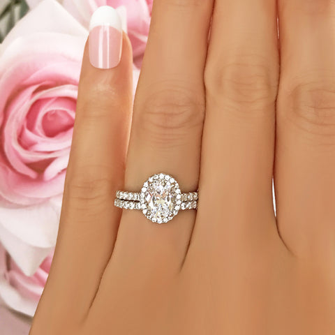 3 ct Oval Solitaire Ring - 30% off Final Sale