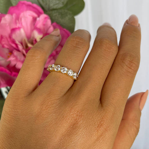 2 ctw Round Channel Set Eternity Band
