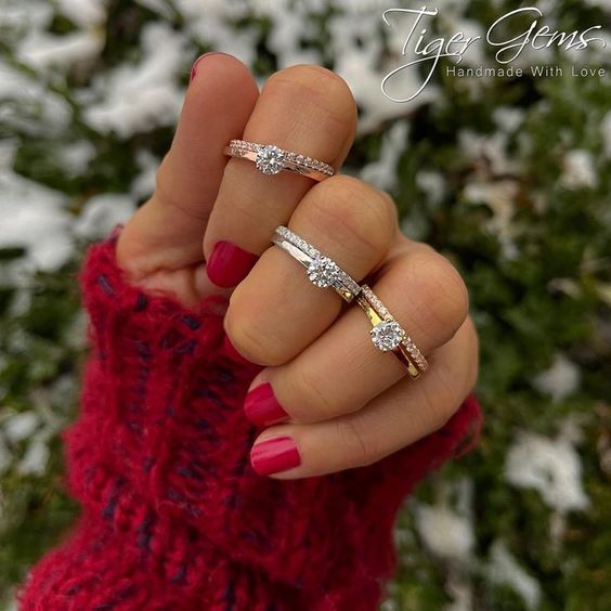 1/2 ct Round Solitaire Set- Rose GP