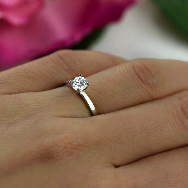 1/2 ct Solitaire Ring, 50% off Final Sale, Sz 9