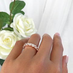 4 ctw Classic Eternity Band - Rose GP