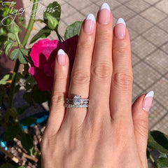 1.25 ctw Oval Accented Swirl Bridal Set
