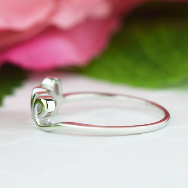 .1 ct Cursive Love Ring - 50% Final Sale