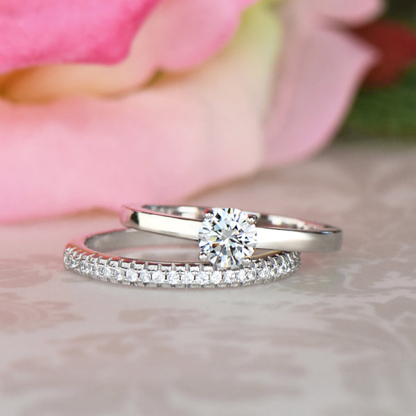 1/2 ct Stacking Solitaire Set