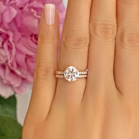 3/4 ct Oval Solitaire Set - 40% off Final Sale