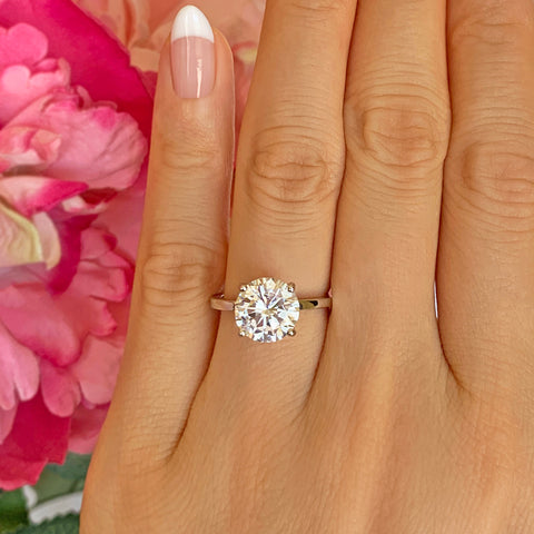 2 ct 6 Prong Stacking Solitaire - Rose GP, 50% Final Sale