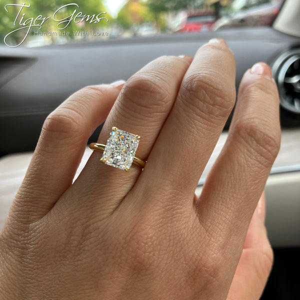 3.5 carat radiant cut diamond Outlet