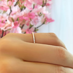 1/3 ctw Small Full Eternity Band - Rose GP, 30% Final Sale