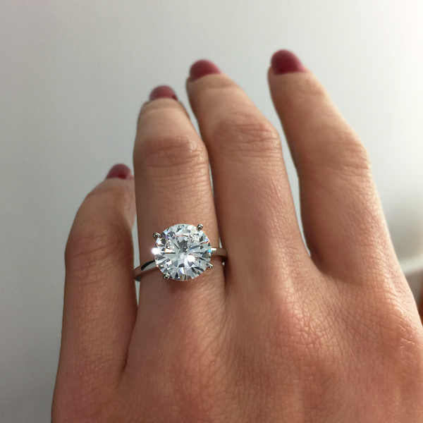 4 Carat Lab Grown Diamond Rings | Flawless Fine Jewellery
