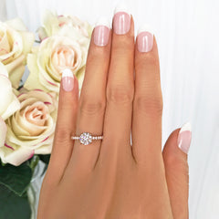 1.25 ctw Round Accented Ring - Rose GP, 60% Final Sale