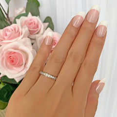 1 ctw Round Channel Set Eternity Band