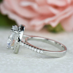 4.25 ctw Classic Round Halo Ring, 40% Final Sale