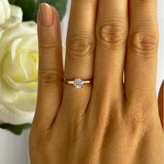 1/2 ct Solitaire Ring - Rose GP