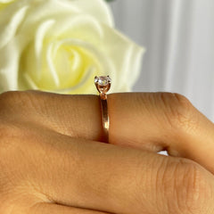 1/2 ct Solitaire Ring - Rose GP