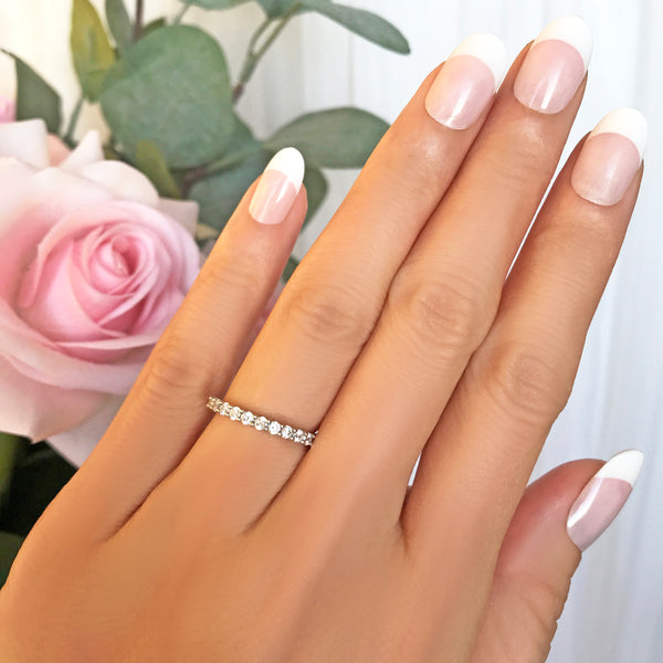 2mm top diamond band