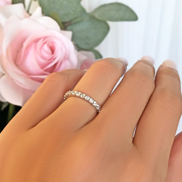 Diamond Eternity Ring 1 ct tw Round-cut 14K White Gold | Kay
