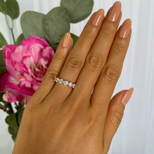2 ctw Half Eternity Band - Yellow GP – Tiger Gems