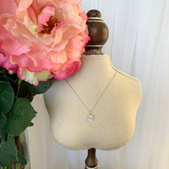 2 ct Round Solitaire Necklace - 40% Final Sale