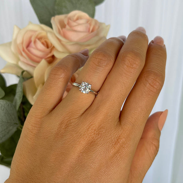 1CT Round Brilliant Diamond Halo Engagement ring | Wholesale Diamond  Engagement Rings Tampa FL Save Thousands over Brilliant Earth(Open to  Public)