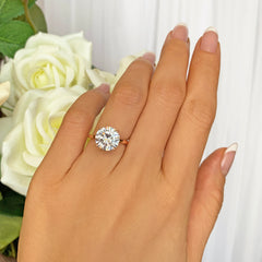 4 ct Classic Solitaire Ring - Rose GP - 60% Final Sale
