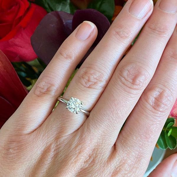 Anello Da Donna In Oro Bianco 18 Kt. Modello A Fascia Con Zirconi Gr. 3,83 - Gioielleria Roma - Foto 10