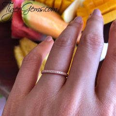 Classic Half Eternity Band - Rose GP