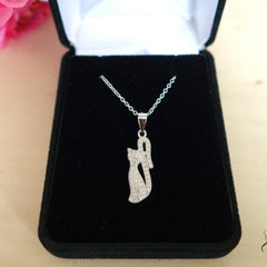 Dainty Cat Necklace - 50% off Final Sale