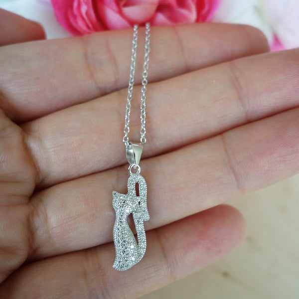 Dainty Cat Necklace - 50% off Final Sale