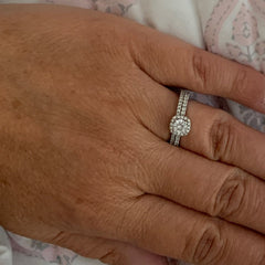 1/3 ctw Small Full Eternity Band